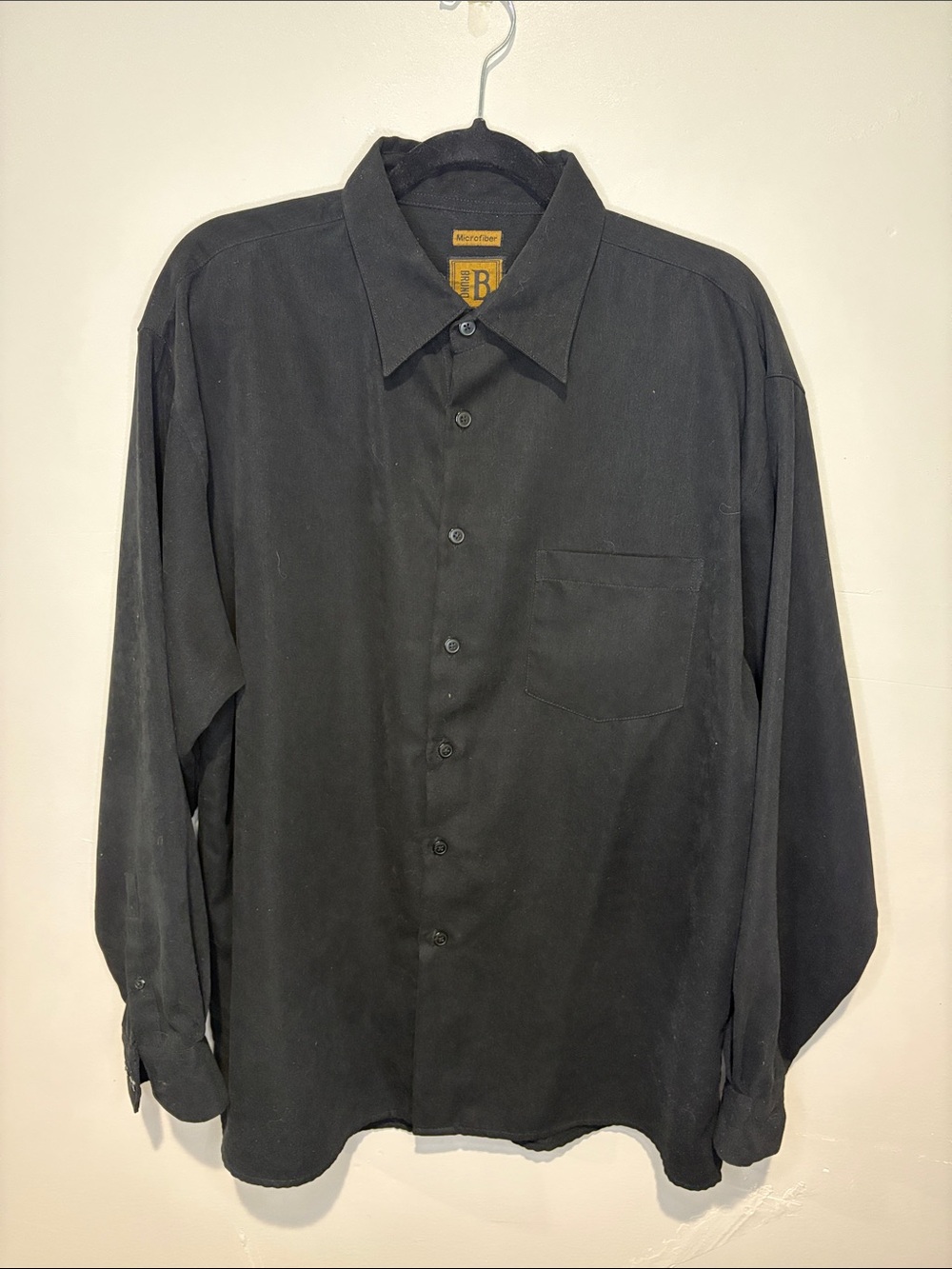 Bruno Black Men's Button-Down Shirt - XL